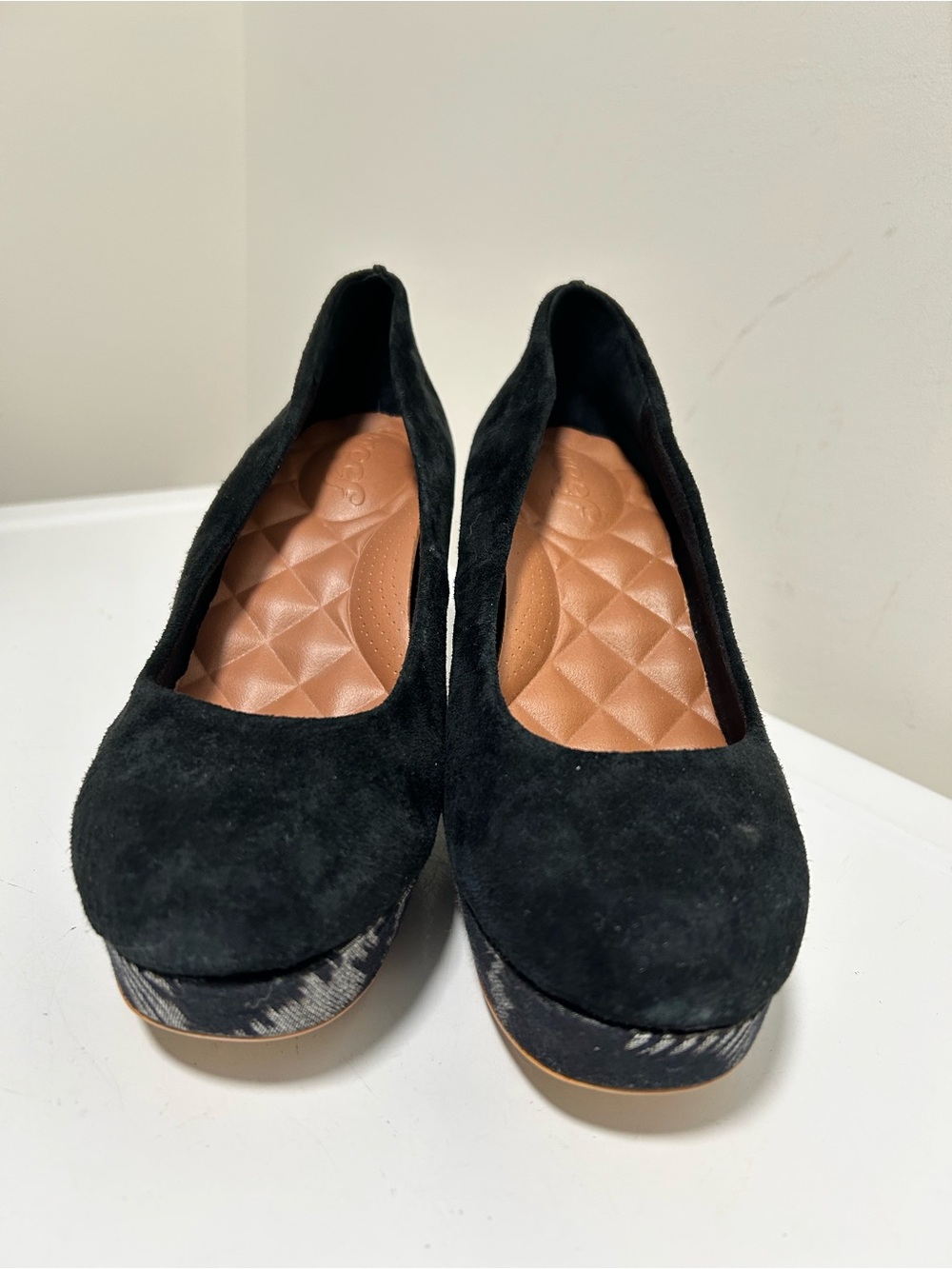 Reef High Tropic Suede Platform Wedges Black Size 8.5 - Picture 4 of 13